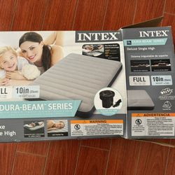 Intex Comfort Deluxe Dura-Beam Plush Air Mattress Bed