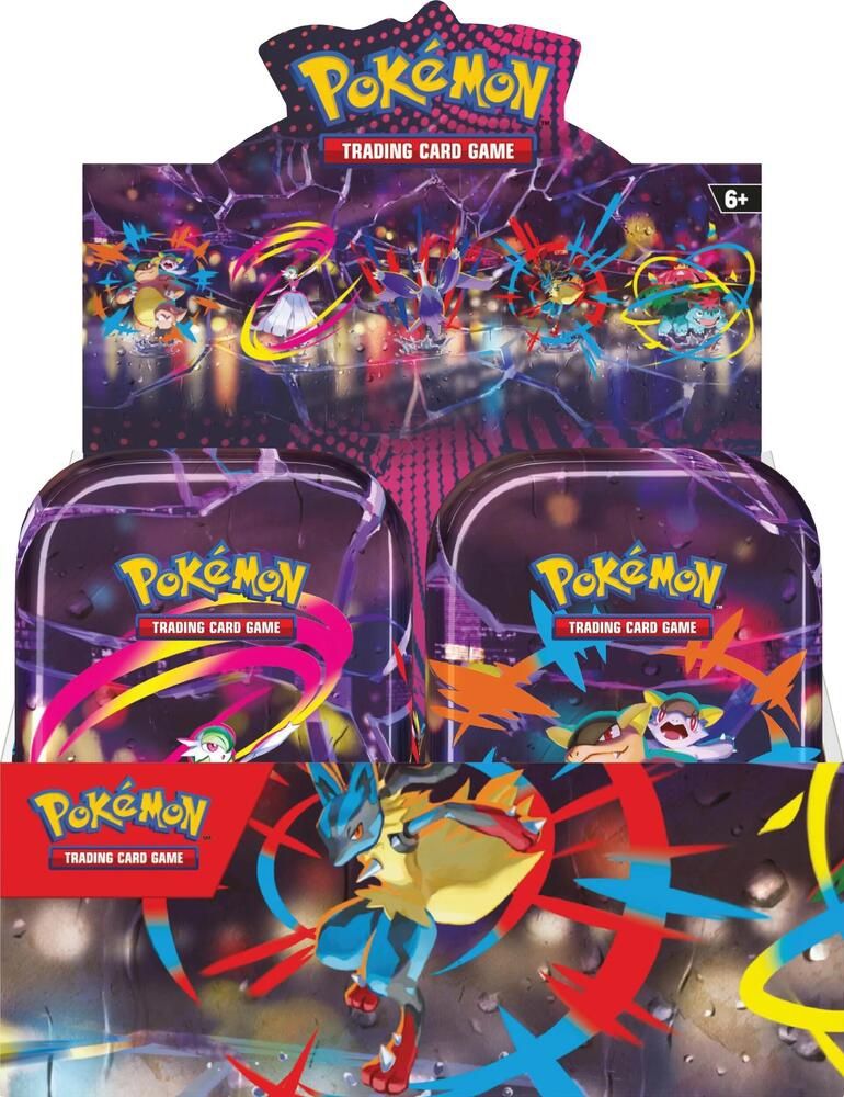 Pokemon Mega Evolutions Tins(with display box)