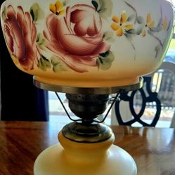 Antique Victorian Brass Lamp 