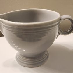 Fiesta Gray (Older) Ring Handle Creamer 