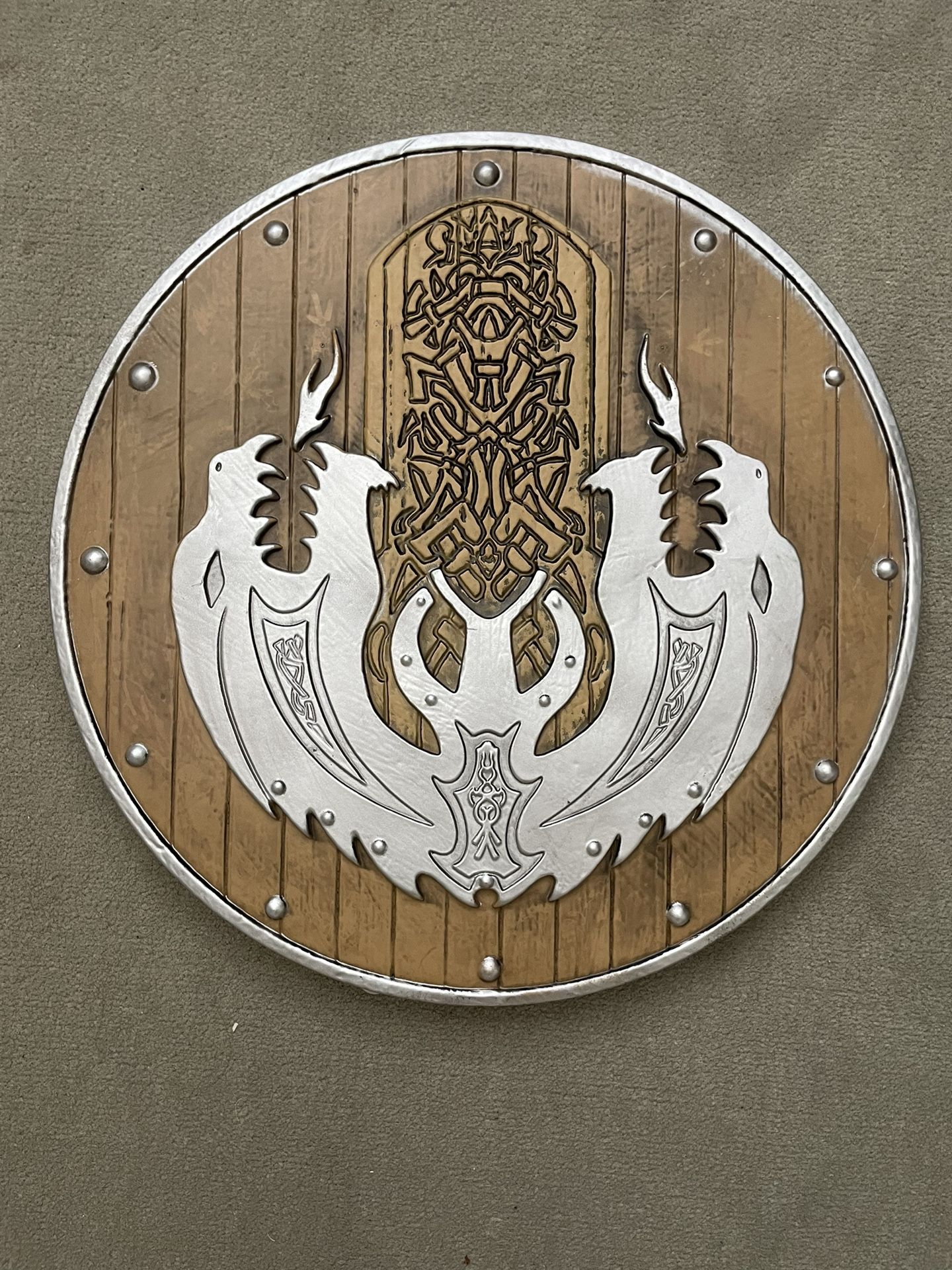 Viking Shield Costume Prop – Great for Cosplay or Home Decor!