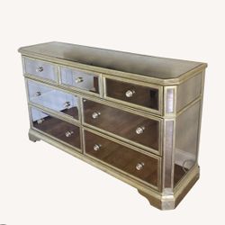 Z Gallerie Borghese Mirrored 7-Drawer Chest – Bedroom Dresser