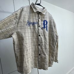 Thesupermade Embroidered men's jacket shirt