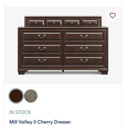 Cherry Wood Dresser