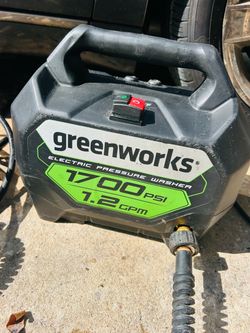 Greenworks 1700 PSI Electric Pressure Washer He works very well