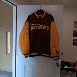 Padres Bomber/satin JACKET Size XXXL