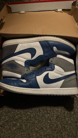 Size 10.5 Colorway: True Blue / White / Cement Grey
