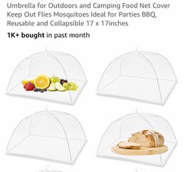 4pcs food covering net, new