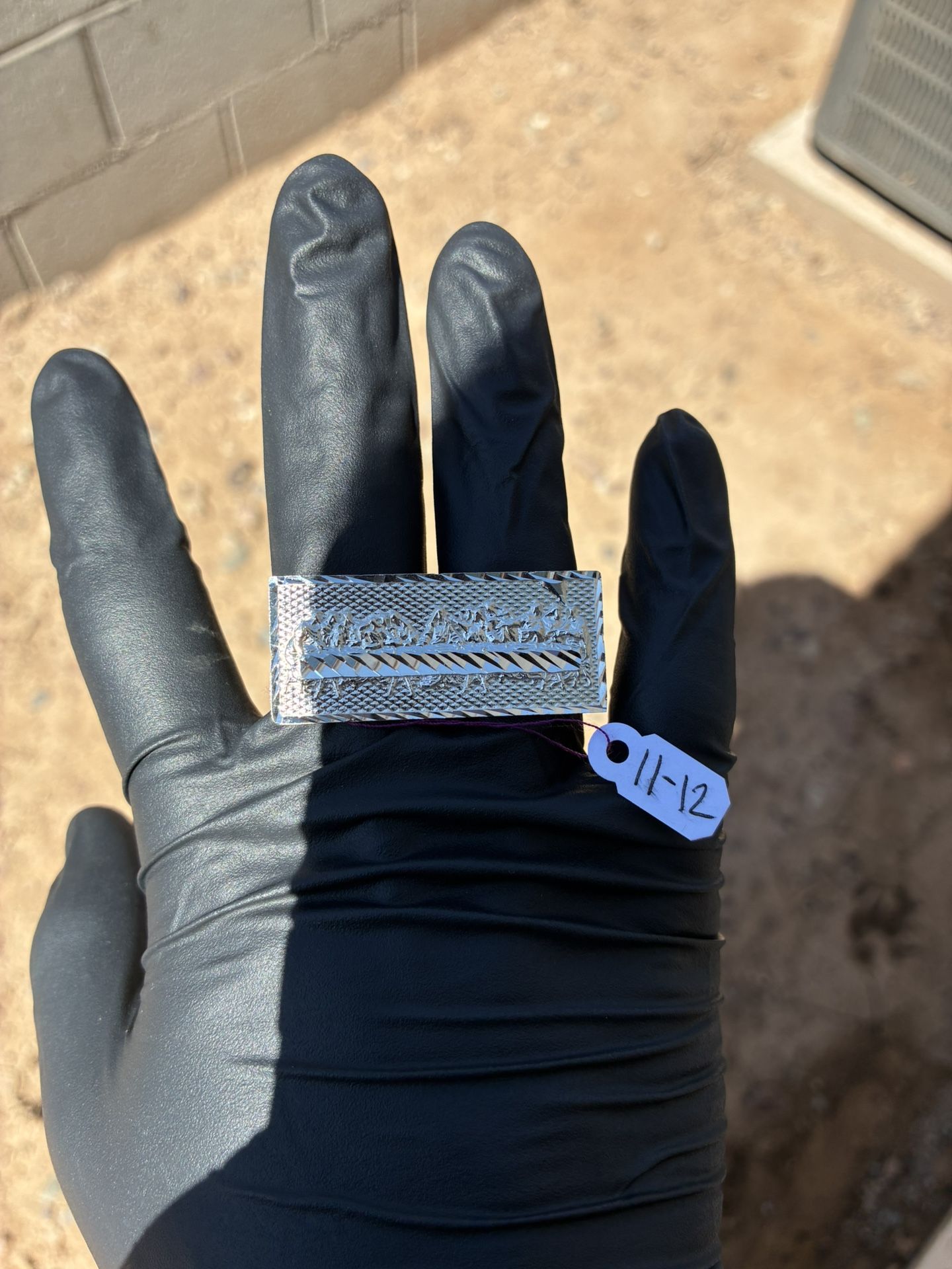 925 Silver 2 Finger Last Supper Ring