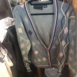 Men's Vintage Sweater Cardigan