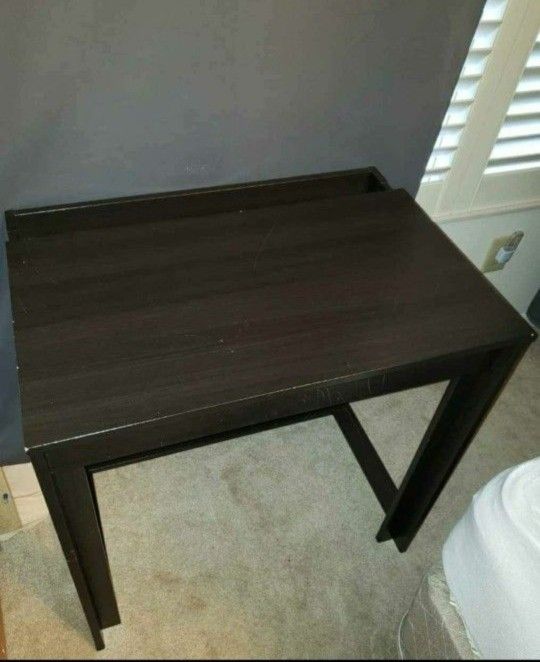 Black/Dk Brown Office Desk