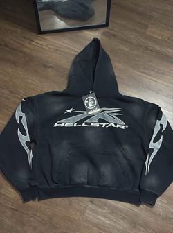 Hellstar Black Graphic Hoodie brand new with tags