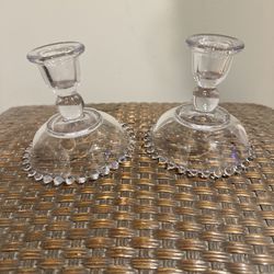 Imperial Glass Candle Sticks