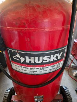 Husky 33 gallon air compressor