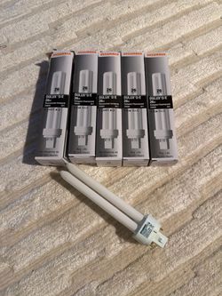 Sylvania Dulux D/E 26W CFL Bulbs – Lot of 5