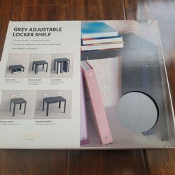 Grey Adjustable Locker Shelf
