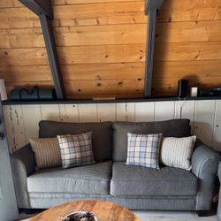 Gray sofa 