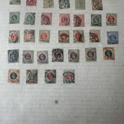 Natal Stamp Group Of 32 Used