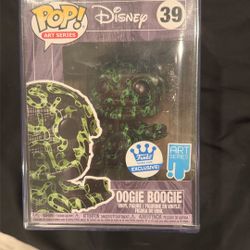 oogie boogie art series Funko Pop with hardcover case