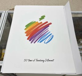 Apple 50th Anniversary SEALED Poster Art - Employee Exclusive - Collectible - Gift