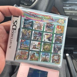 Nintendo DS Super Combo Pokémon Mario 208 in 1 Multi Game -!