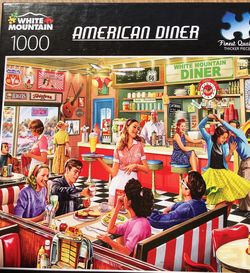 Puzzle American diner -1000 preowned excellent condition