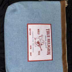 True religion makeup bag