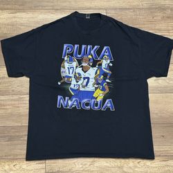 Puka Nacua NFL Los Angeles Rams LA Football Graphic T Shirt Mens 2XL