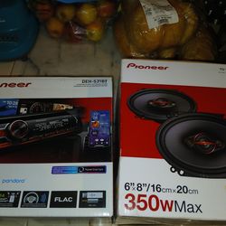 Pioneer speakers &Radio