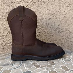 Mens Ariat Boots, Waterproof, Steel Toe, Size 9.5