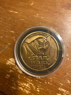 Limited edition Star Wars episode III commemorative coin