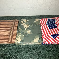 3 Custom Duct Tape Trifold Wallets