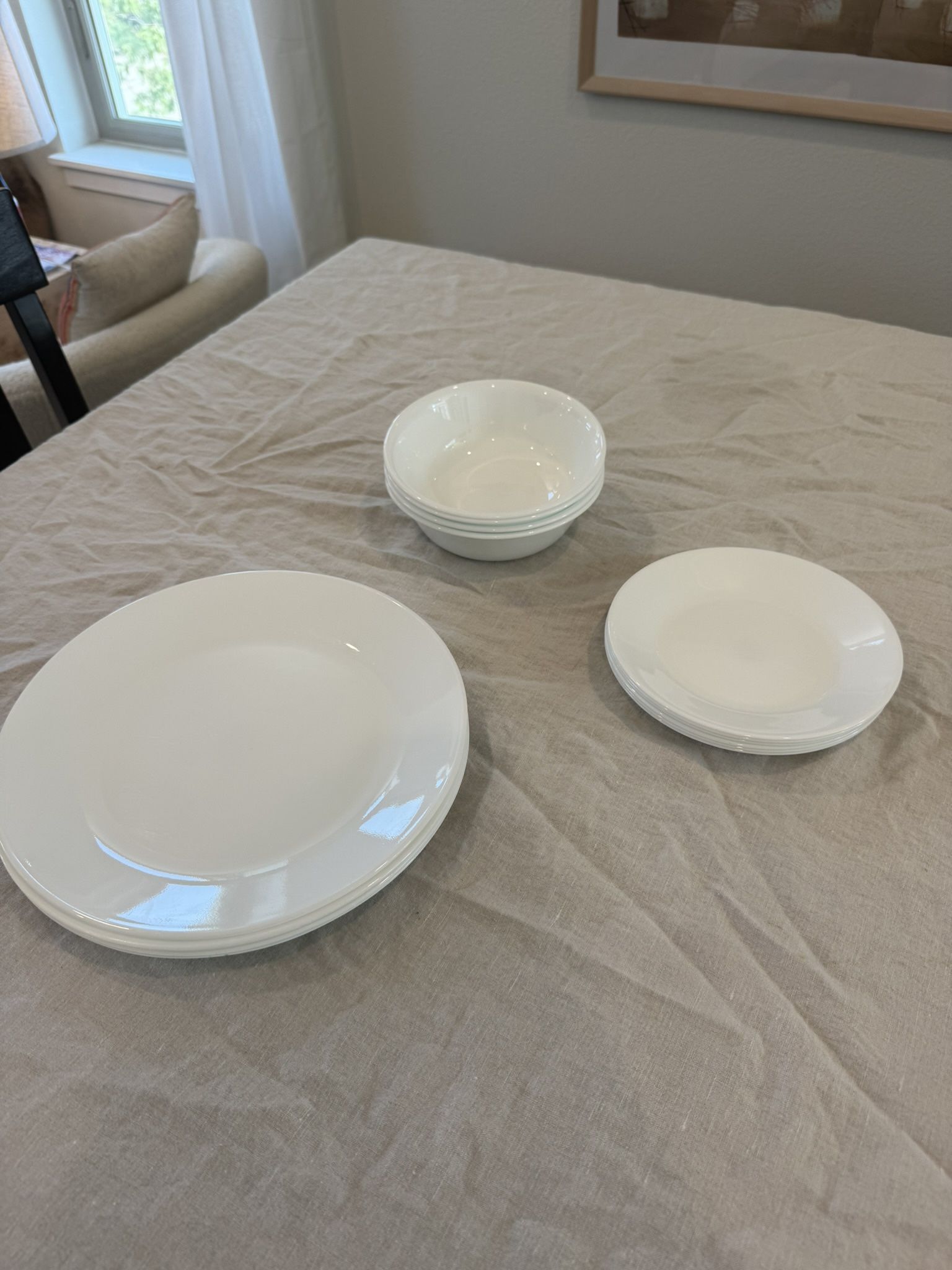 Corelle 10-Piece Dinnerware Set - White