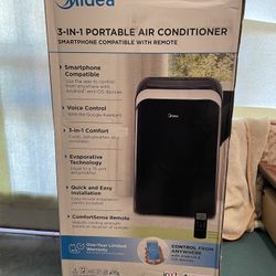 Air conditioner, 3-in-1 portable 10,300 BTU 