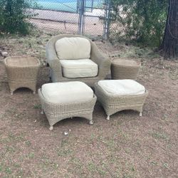 Patio or Poolside Furniture - (8) Pieces - Martha Stewart Living Brand