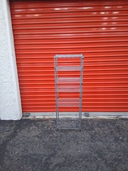 Metal Storage Stand Pickup 3-8:30 pm rainbow/charleston cash only price is firm