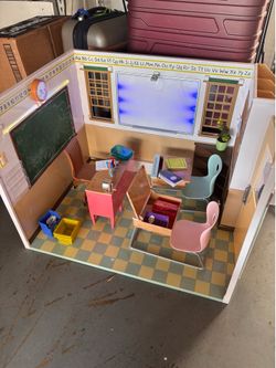 Our Generation school set - works great with accessories