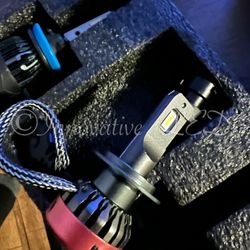 Led Headlights Size 9007 Luces 6000k Bright Glacier White 