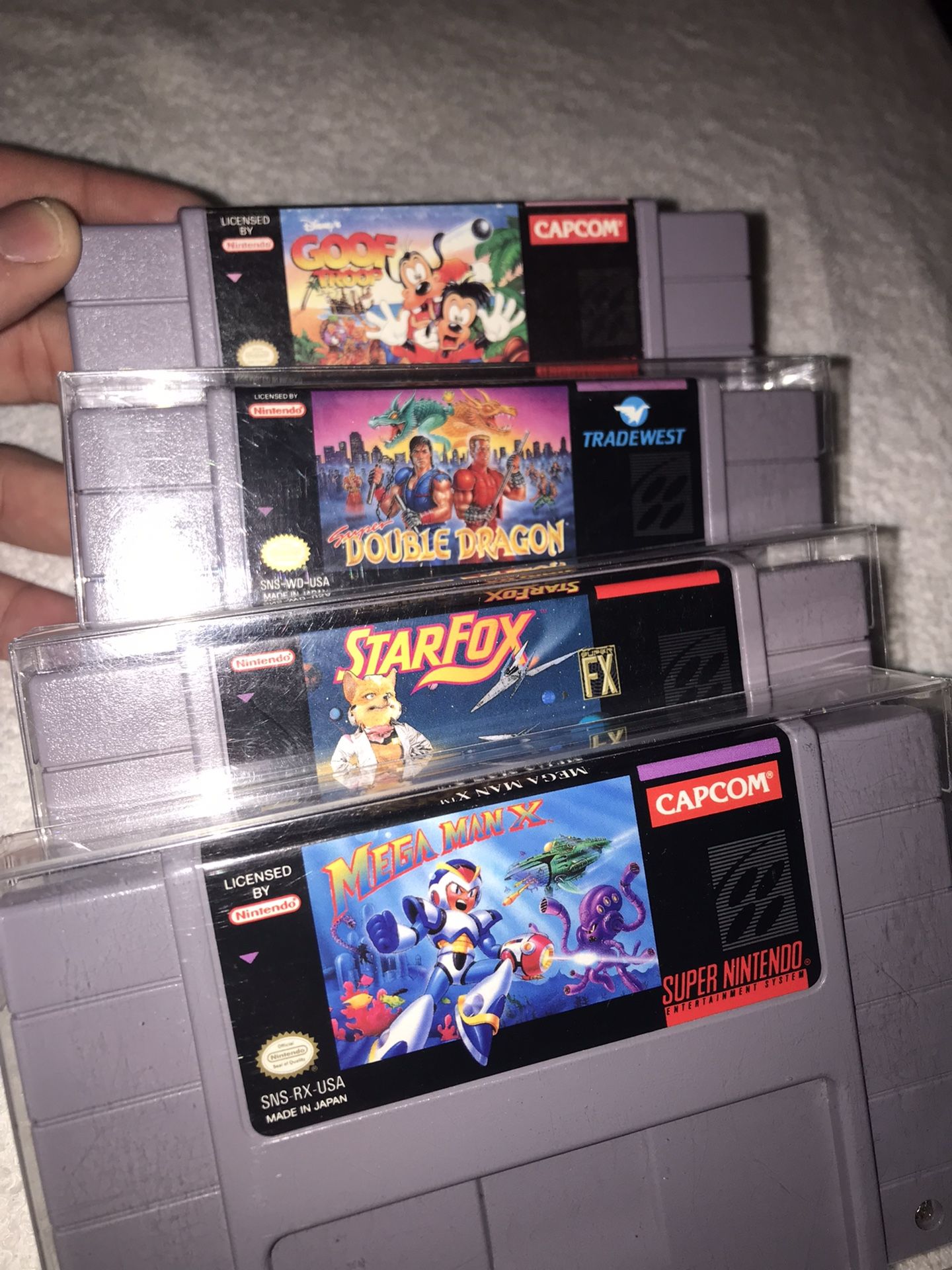 4x Super Nintendo Games for Sale! 