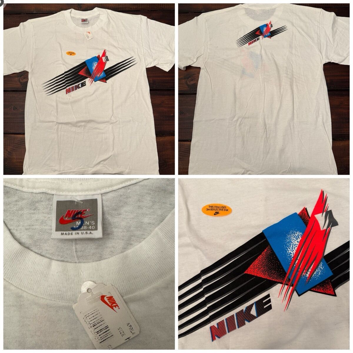 Vintage Nike Reflective 3M T-Shirt