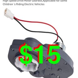 Replacement for Gearbox FY RS775 24V 25000RPM High Speed Drive Motor Gearbox,Applicable for Some Children ´s Riding Electric Vehicles