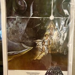 Collectible Star Wars 1977 Twentieth Century Fox Corporation Promo Print 