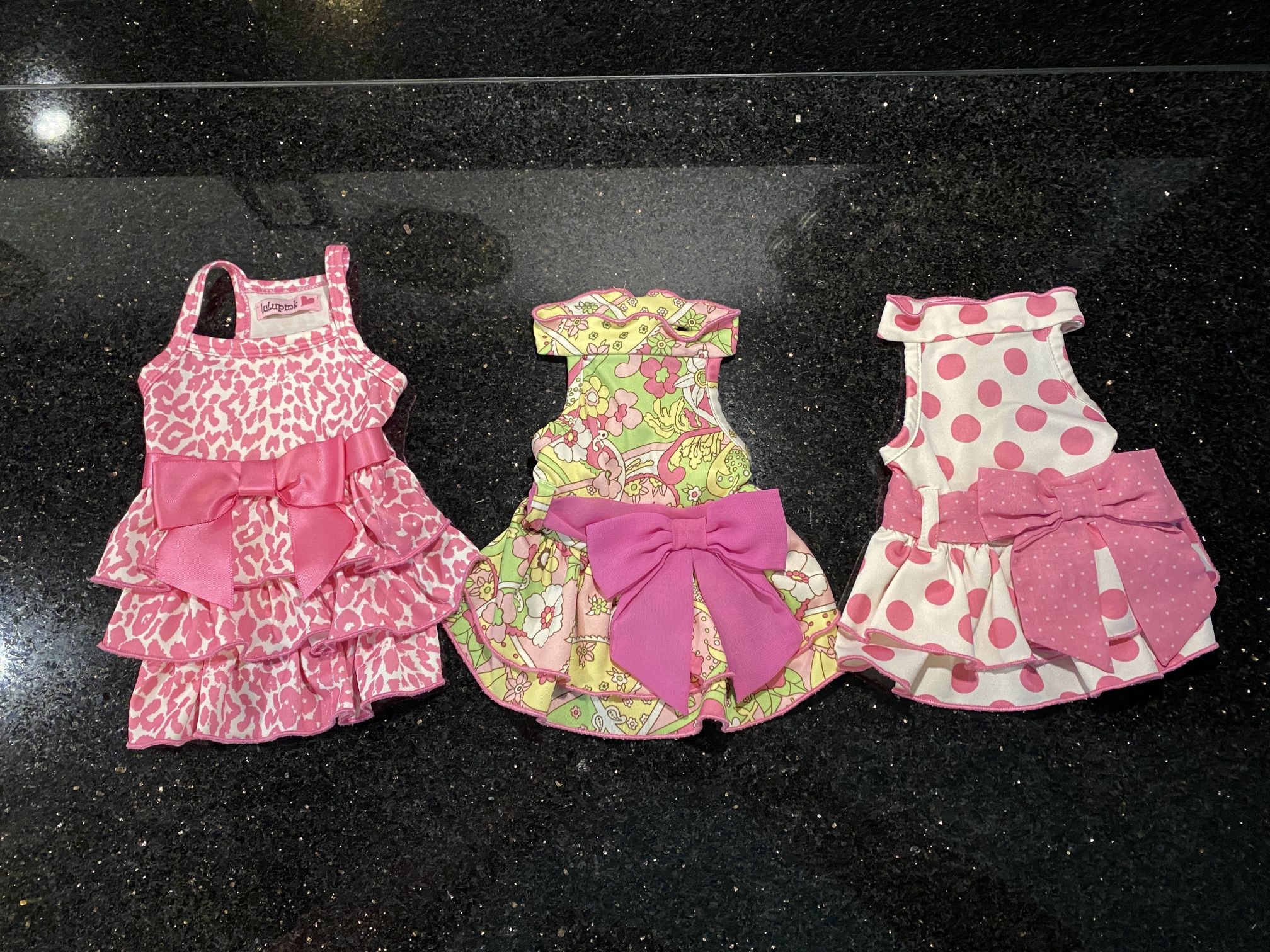 3 Lulupink Dog Costumes XS