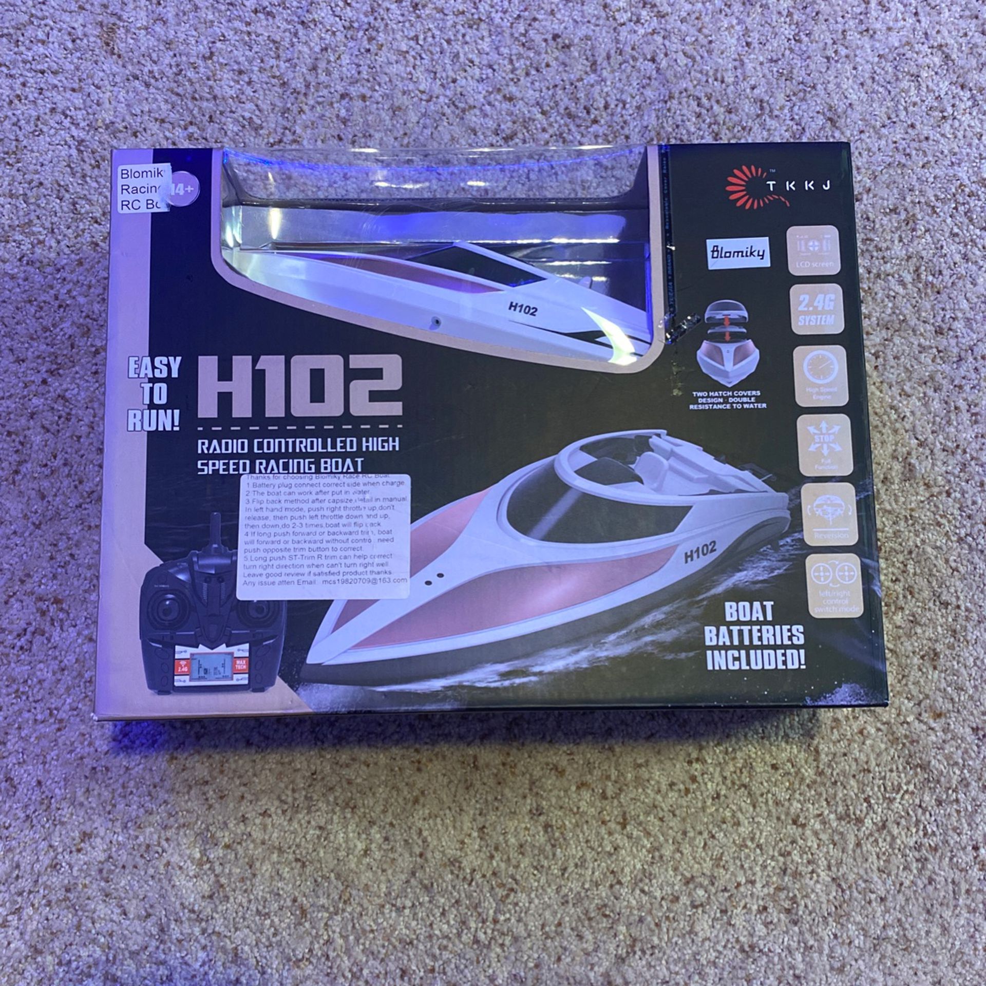 H102 Remote Control Speed Boat