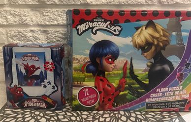Spider-Man and Miraculous Ladybug Puzzle Bundle