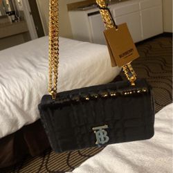 Brand New Never Worn Black Burberry Purse