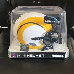White Rams Mini Helmet