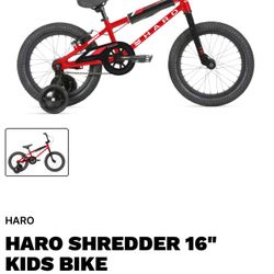 HARO Shredder 16” Kids Bike