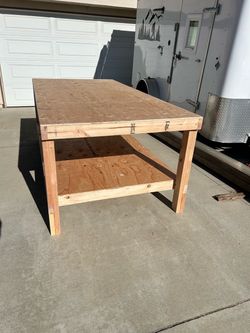 🔨 4’ x 8’ HEAVY-DUTY WORKBENCH — $475 🔨
