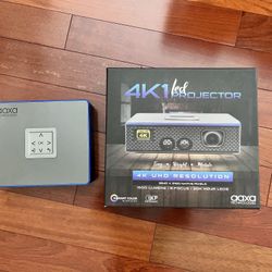 AAXA 4K1 LED Mini Projector – 4K UHD, DLP, Portable Home Theater